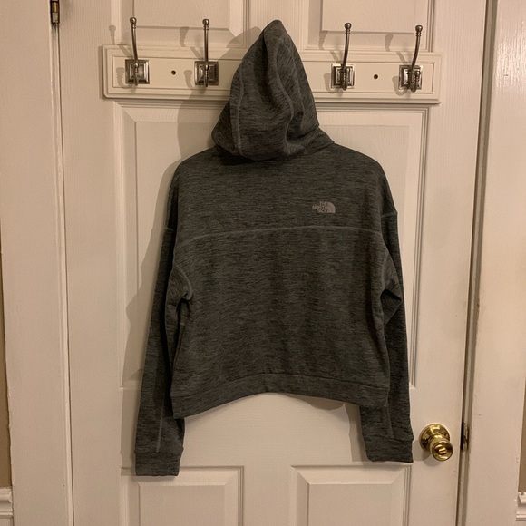 The North Face Women’s Canyonlands Pullover Crop  Grey SZ Small - Picture 2 of 16